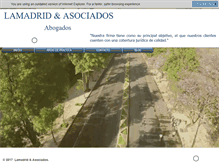 Tablet Screenshot of elamadrid.com